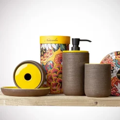 Accessori Bagno in Argilla Smaltata Realizzati a Mano in Italia - Antonella