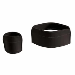 Accessori per Scrivania da Ufficio in Cuoio, 4 Pezzi, Made in Italy - Ebe