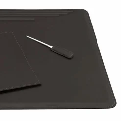Accessori per Scrivania in Cuoio da 5 Pezzi Made in Italy - Ebe