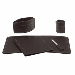 Accessori Ufficio per Scrivania Made in Italy in Cuoio Rigenerato - Brando