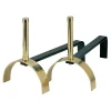 Alari per il Camino in Diverse Finiture Altezza 25 cm Made in Italy - Rinoceronte