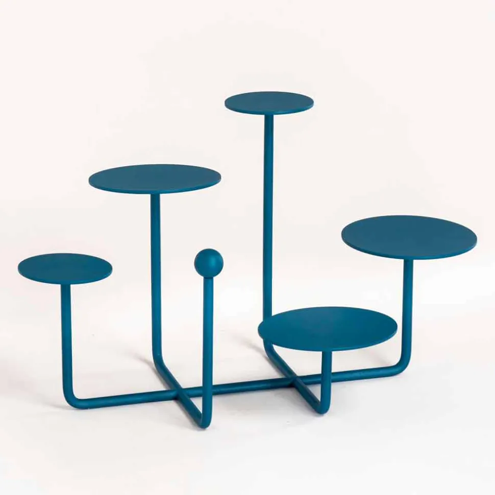 Alzatina per Dolci di Design in Acciaio Verniciato Made in Italy - Pennellope