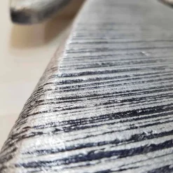 Appendiabiti da muro design decorato a mano in foglia argento Holt