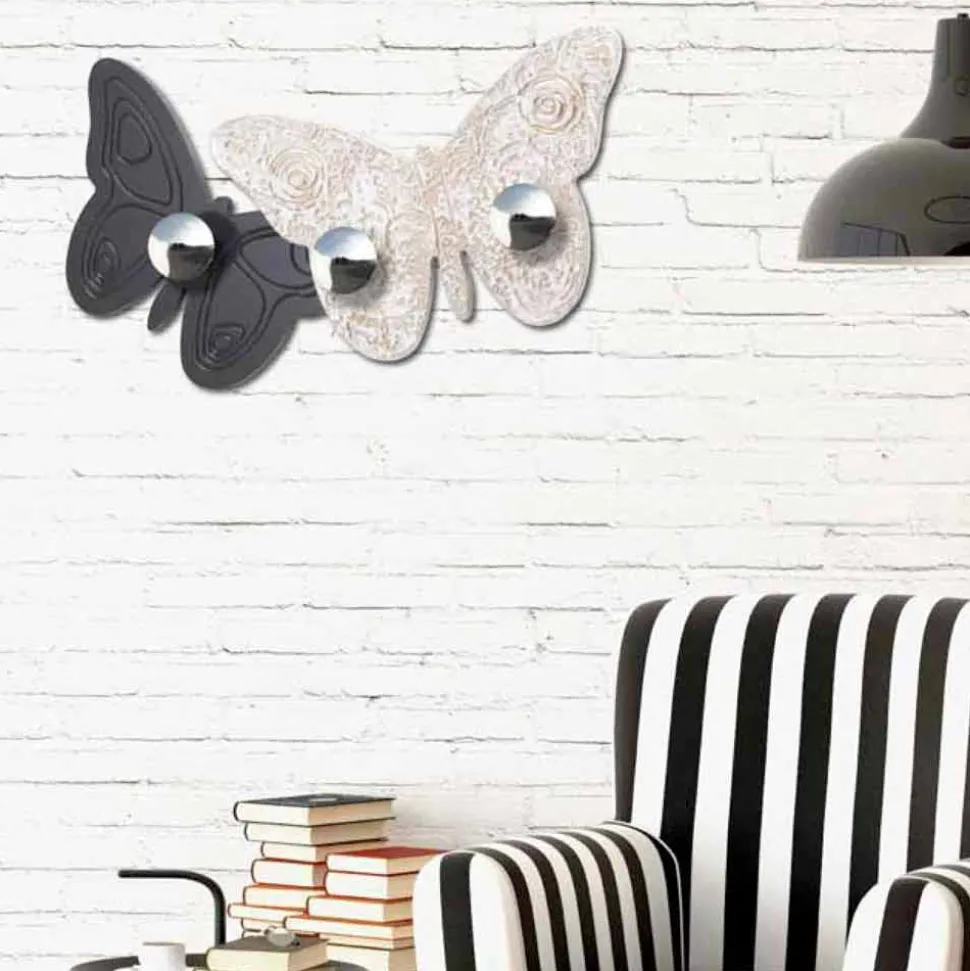 Appendiabiti da parete di design Melitea by Viadurini Decor,prodotto artigianale