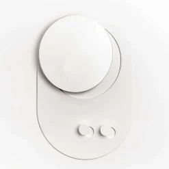 Appendiabiti da Parete Moderno in Acciaio con Specchio Made in Italy - Pilippo