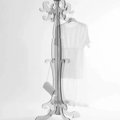 Appendiabiti da terra, design classico, in plexiglass Giave