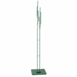 Appendiabiti da terra design moderno verde Cactus, made in Italy