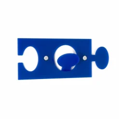 Appendini da Parete in Plexiglass Colorato Design Moderno 4 Pezzi - Fratack