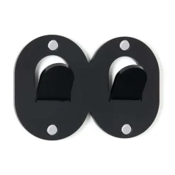 3 Appendini Muro in Plexiglass Colorato Design Doppio Italiano a Clip - Freddie