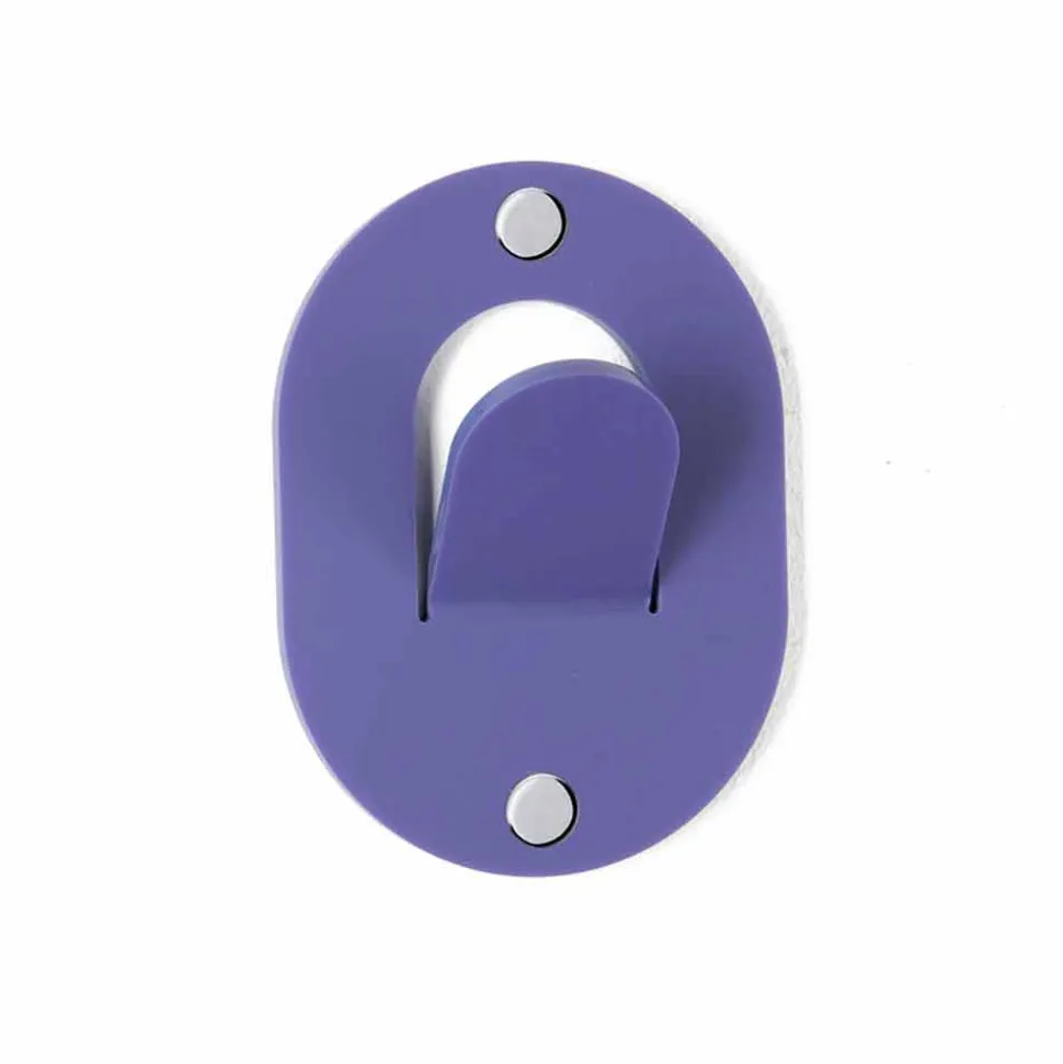 Appendino da Parete in Plexiglass Colorato 5 Pezzi Design a Clip - Freddie