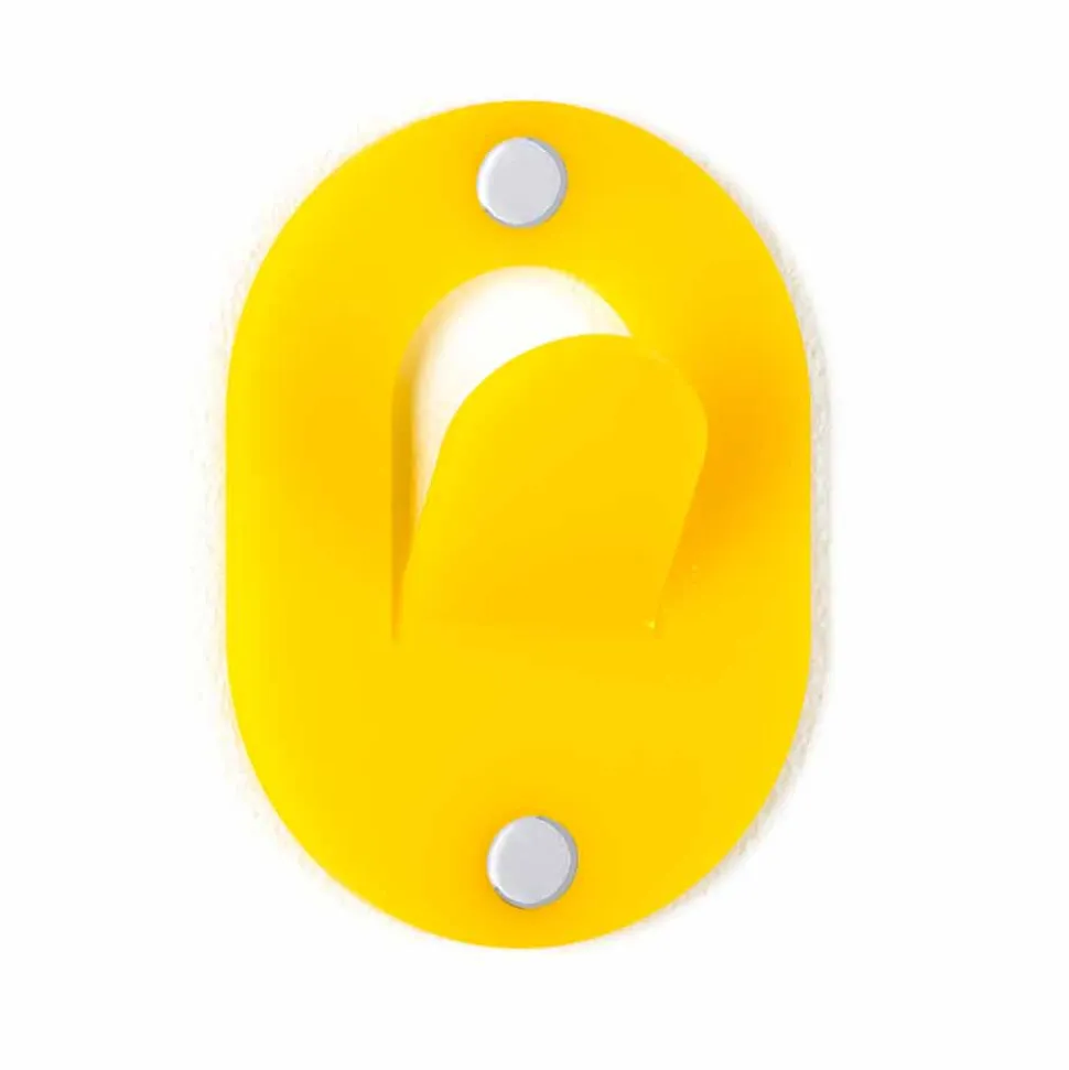 Appendino da Parete in Plexiglass Colorato 5 Pezzi Design a Clip - Freddie