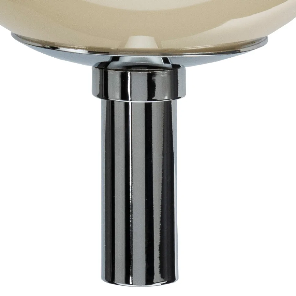 Applique a Due Lumi Piastra Verticale in Vetro e Metallo Made in Italy - Lumira