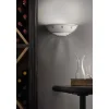 Applique a Muro Mezzaluna in Ceramica Dipinti Floreali a Mano - Trieste