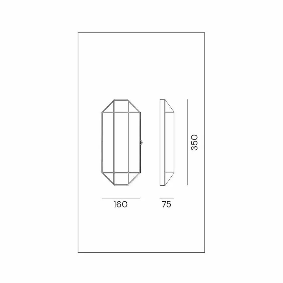 Applique Artigianale in Vetro e Ottone 1 o 2 Luci - Rilegato by Il Fanale