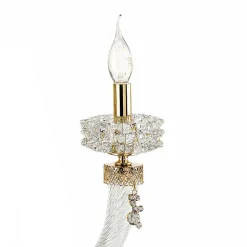 Applique Classica 2 Luci Vetro Artigianale Lusso Made in Italy - Saline