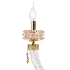 Applique Classica 2 Luci Vetro Artigianale Lusso Made in Italy - Saline
