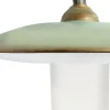 Applique da Esterno in Ottone, Vetro Opale e IP44 Made in Italy - Drago