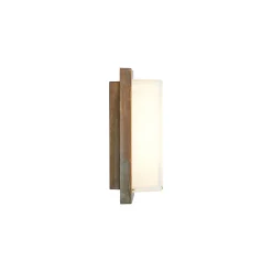 Applique da Esterno in Ottone Vintage con Attacco E27 e IP44 - Cristallo