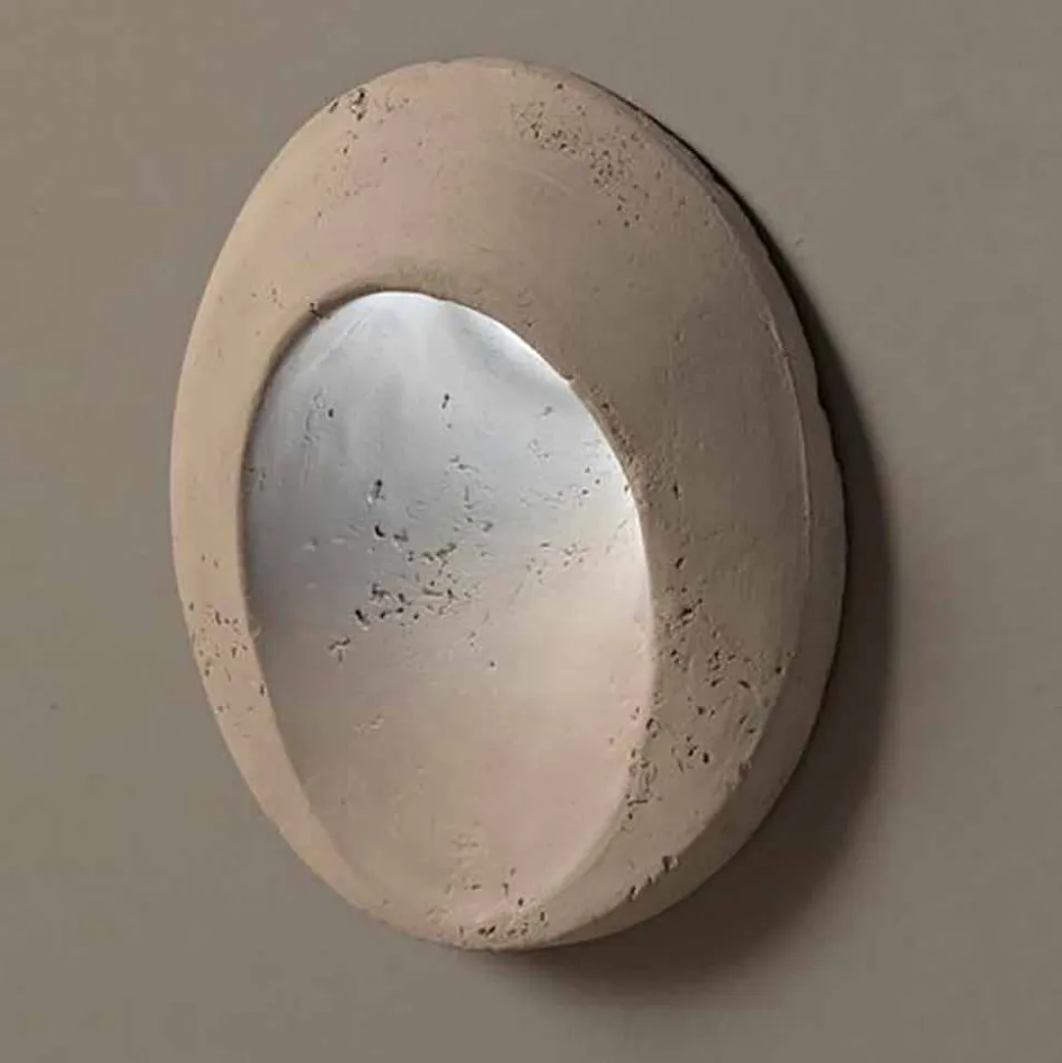 Applique da esterno ovale, in terracotta colorata Oval - Toscot