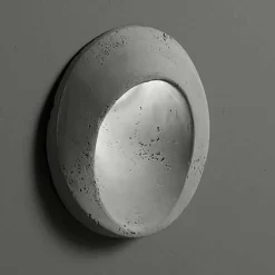 Applique da esterno ovale, in terracotta colorata Oval - Toscot