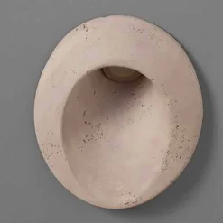 Applique da esterno ovale, in terracotta colorata Oval - Toscot