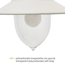 Applique da Esterno Stile Vintage in Alluminio Made in Italy - Cassandra