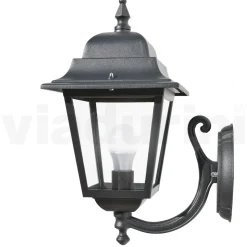 Applique da Giardino in Alluminio e Vetro Trasparente Made in Italy - Scintilla