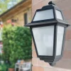 Applique da Muro Outdoor in Alluminio Antracite e Vetro Made in Italy - Elric