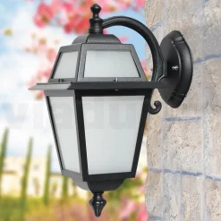 Applique da Muro Outdoor in Alluminio Pressofuso e Vetro Made in Italy - Elric