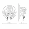 Applique da Parete a 3 Luci in Ceramica Gorilla Grigio o Bianco Design - Rillago