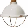 Applique da parete in ceramica e metallo Skyler stile industriale