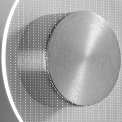 Applique da Parete in Metallo e Diffusore in Plexiglass Micro-Puntinato - Nora