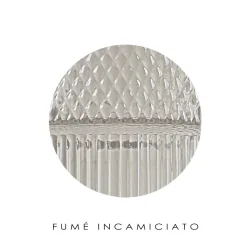Applique da Parete in Vetro Soffiato a Mano a Venezia e Metallo - Satomi