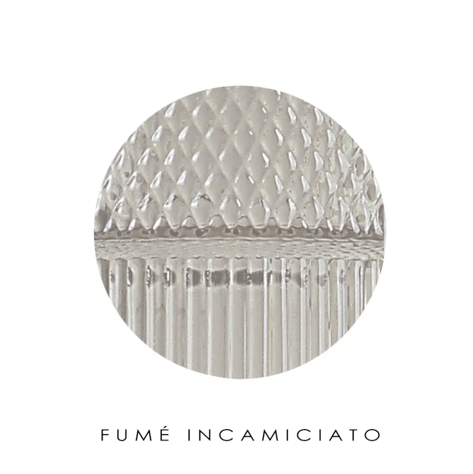 Applique da Parete in Vetro Soffiato a Mano a Venezia e Metallo - Satomi