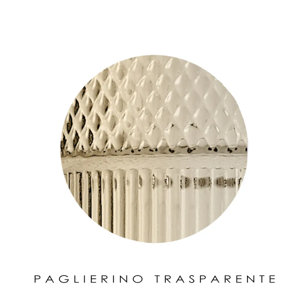 Applique da Parete in Vetro Soffiato a Mano a Venezia e Metallo - Satomi