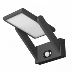 Applique Faretto Led Solare in Alluminio Bianco o Nero con Sensore - Hugo
