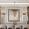 Applique in Ferro Dorato con Strass Made in Italy - Parigi