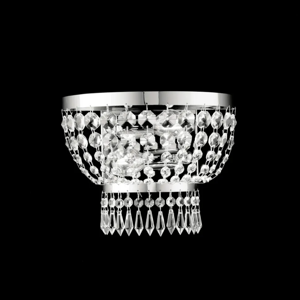 Applique in Ferro Dorato con Strass Made in Italy - Austria