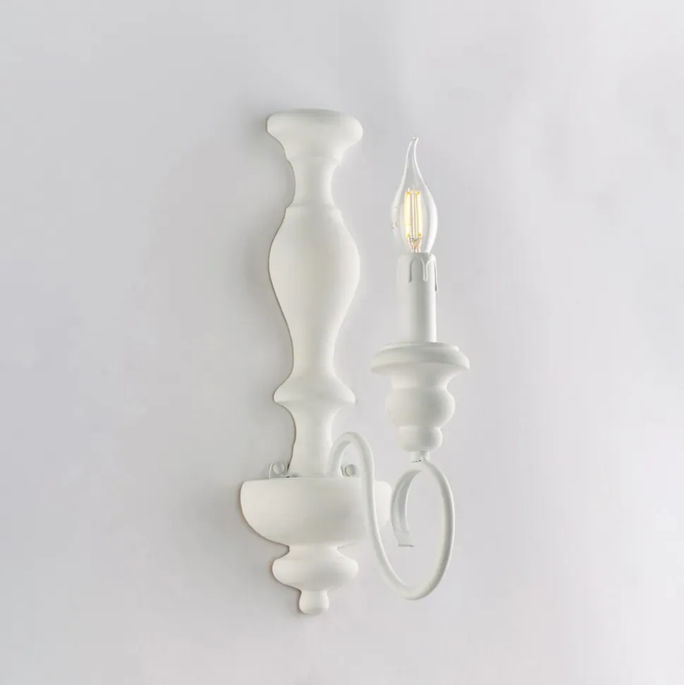 Applique in Legno e Ferro Laccato Made in Italy - Toscana