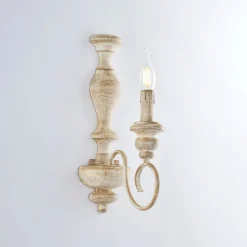 Applique in Legno e Ferro Laccato Made in Italy - Toscana