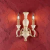 Applique in Legno Finiture Bianco o Avorio Made in Italy - Firenze