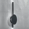Applique LED di Design Moderno in Metallo Bianco, Nero o Oro - Lancetta