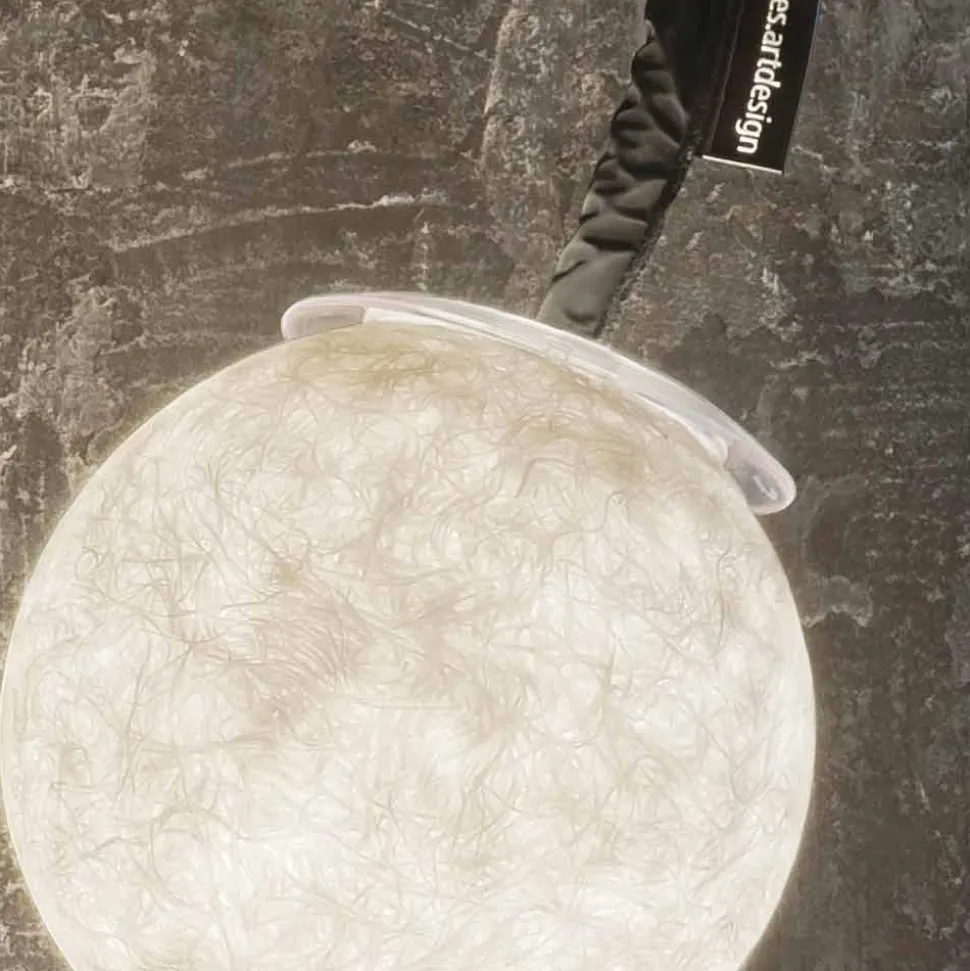 Applique moderna a muro In-es.artdesign Micro Luna Applique in nebulite