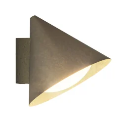 Applique Murale da Esterno in Vetro e Ottone Made in Italy - Pioggia