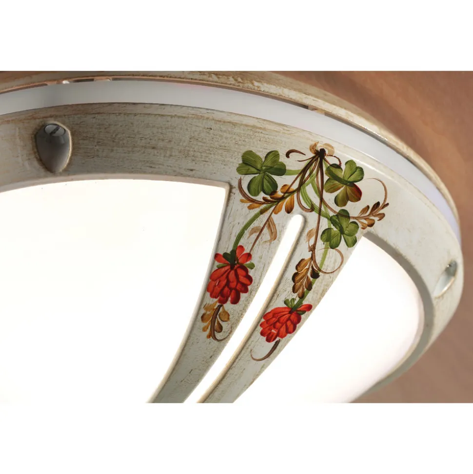 Applique o Plafoniera da Giardino in Alluminio Dipinto a Mano - Brindisi