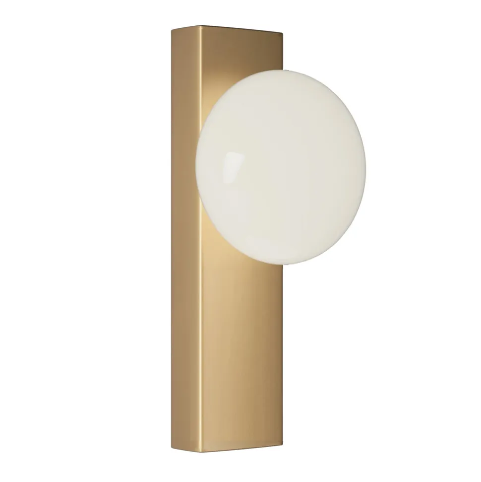 Applique o Plafoniera in Alluminio e Luce in Vetro Soffiato Bianco - Alma