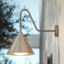 Applique Outdoor in Vetro e Ottone Made in Italy - Pioggia