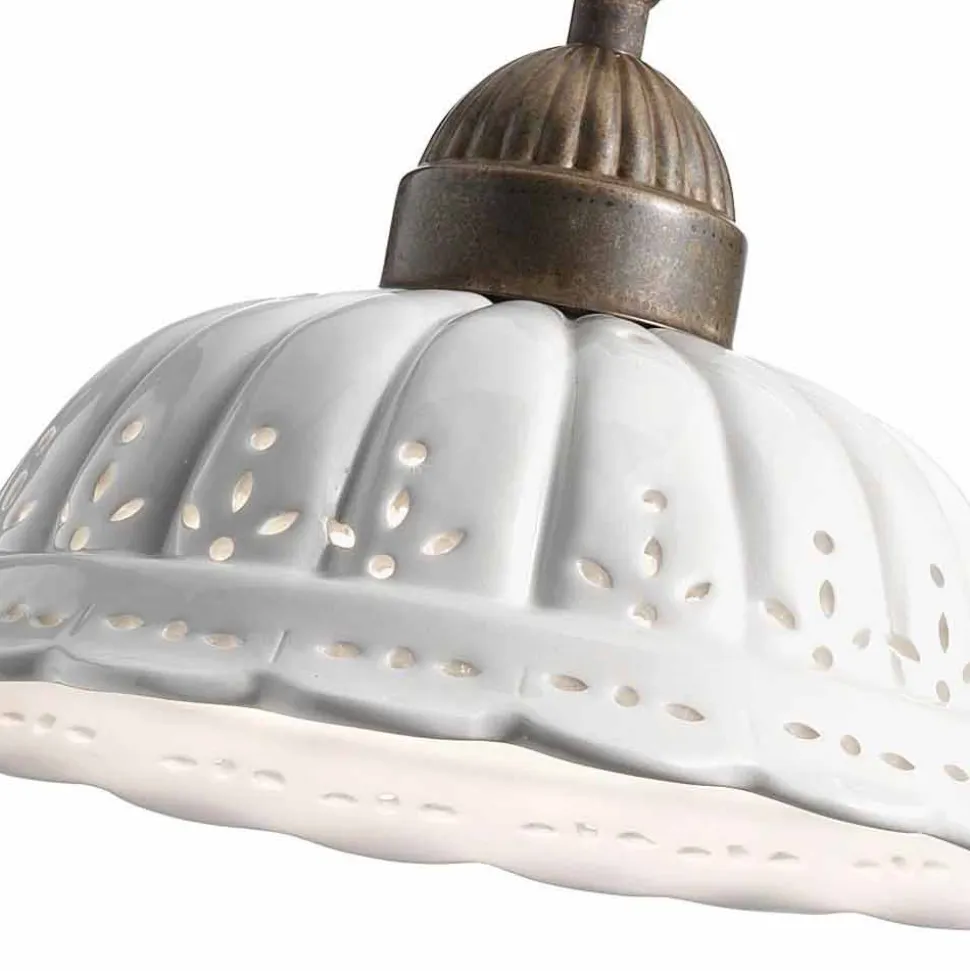 Applique stile liberty in ceramica di Bassano Anita Il Fanale