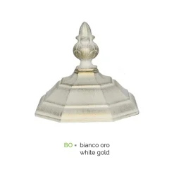 Applique Stile Vintage da Esterno in Alluminio Bianco Made in Italy - Dodo