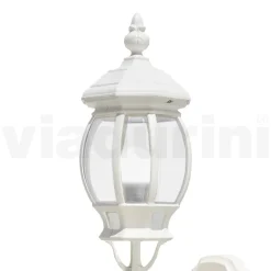 Applique Stile Vintage da Esterno in Alluminio Bianco Made in Italy - Dodo
